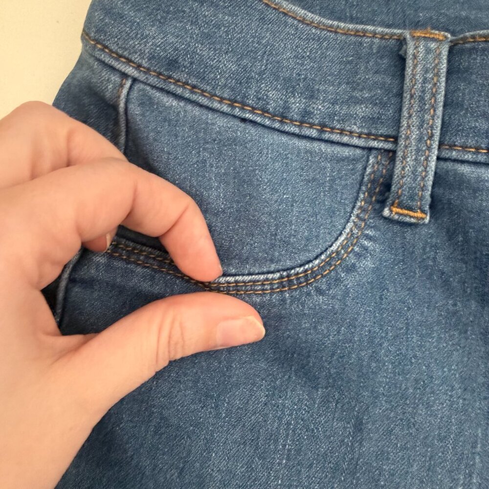 Fashion Nova Classic High Waist Skinny Jeans | Medium Blue | Size 11 - Picture 5 of 9
